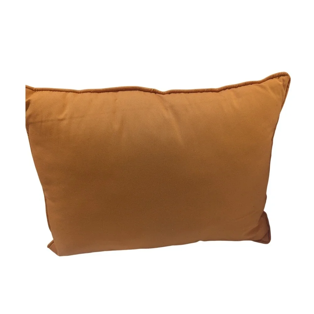 Lightning Bug Orange Lets Roll Off-Road Vehicle‎ Embroidered Decorative Pillow